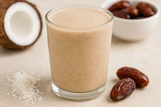 How To Make Coconut Date Smoothie: The Irresistible & Powerful Energising Blend 🥥✨ 2 coconut date smoothie recipe