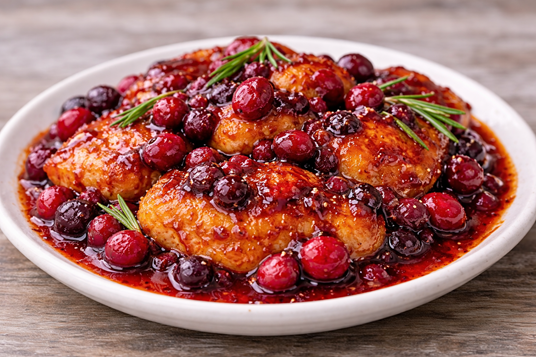 sweet and tangy cranberry sauce