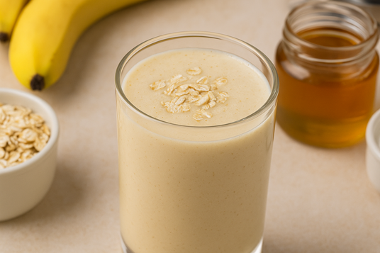 How To Make A Delicious Power-Packed 🍌Creamy Banana Oat Smoothie 2 healthy banana smoothie