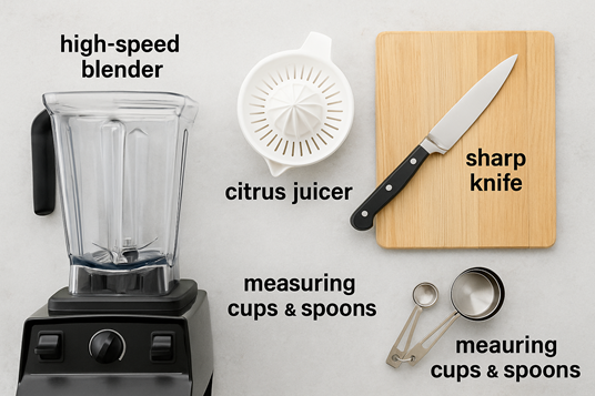 How To Make Citrus Cleanser Smoothie For A Refreshing And Powerful Detox🍊✨ 3 Equipment to make Citrus Cleanser Smoothie