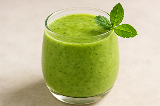 Healthy green smoothie recipe