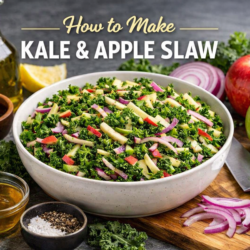 How to Make Kale and Apple Slaw
