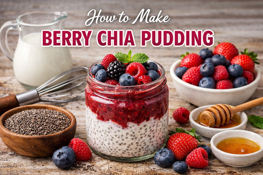 Berry Chia Pudding