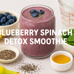 Blueberry Spinach Detox Smoothie