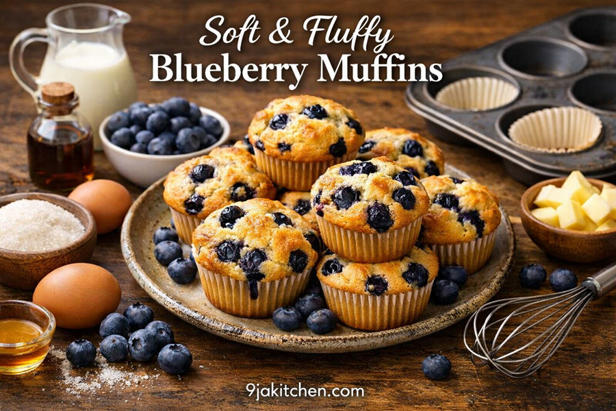 Blueberry muffins
