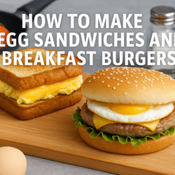 Egg Sandwiches and Breakfast Burgers