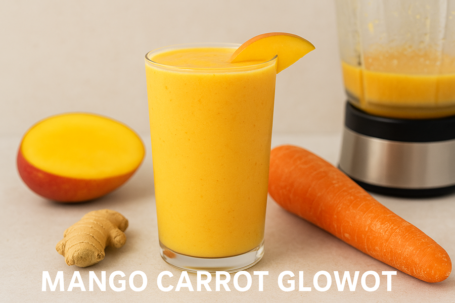 Mango Carrot Glow Smoothie