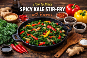 🌶️🥬 How To Make Powerful Spicy Kale Stir-Fry With Peppers (Irresistibly Delicious & Healthy)