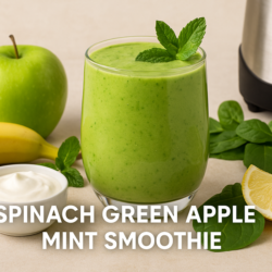 Spinach Green Apple Mint Smoothie