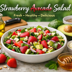 Strawberry avocado salad