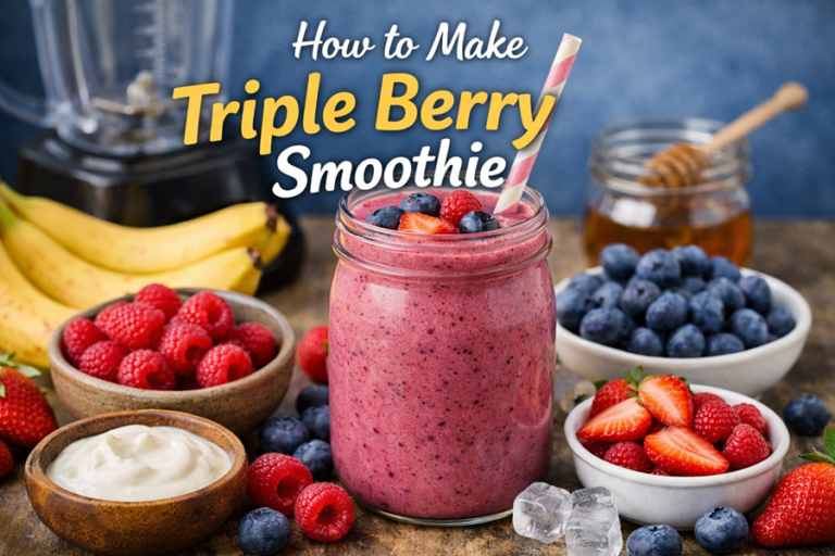 🍓🍓🫐 How To Make Triple Berry Smoothie: A Joyful, Powerful Antioxidant ...