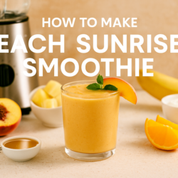 peach sunrise smoothie