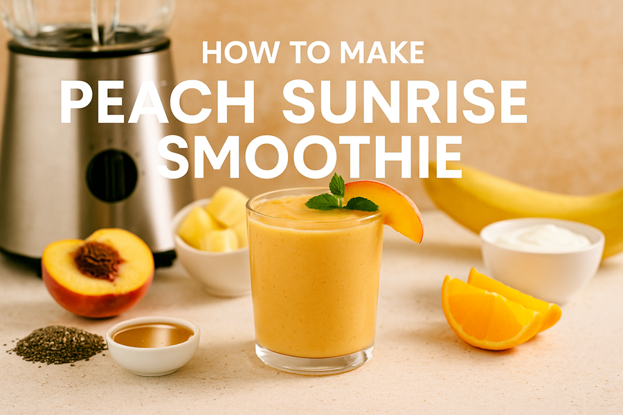 peach sunrise smoothie