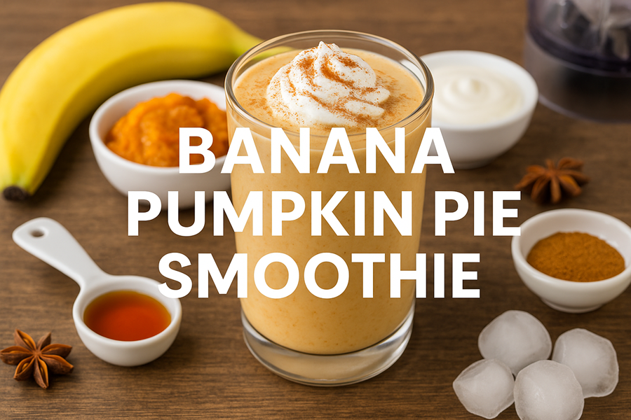 banana pumpkin pie smoothie