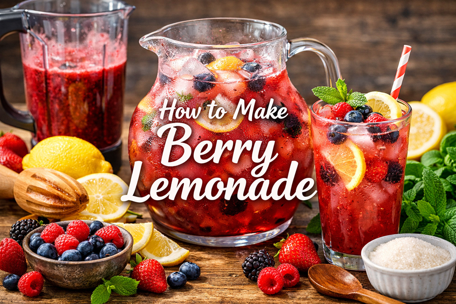 How to make berry lemonade