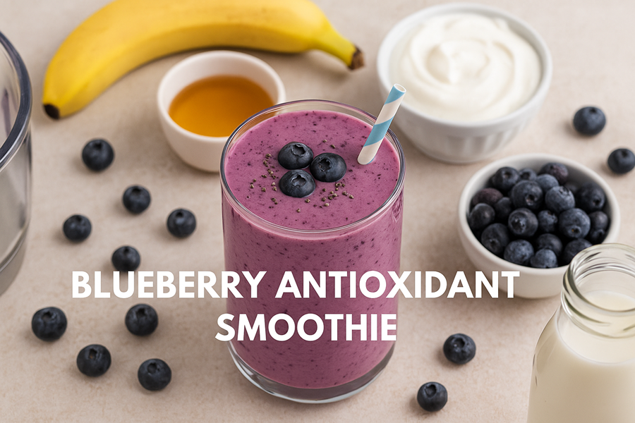blueberry antioxidant smoothie