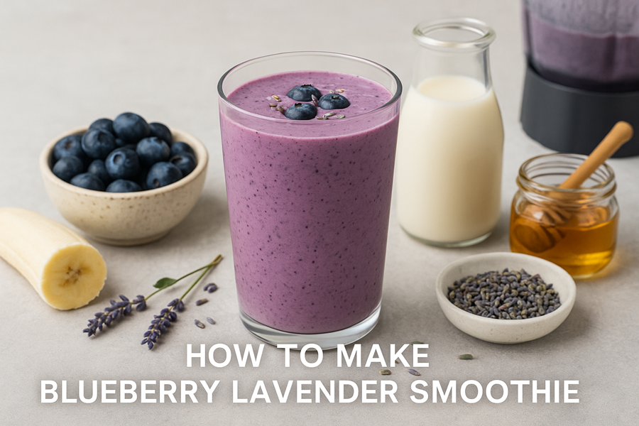 blueberry lavender smoothie