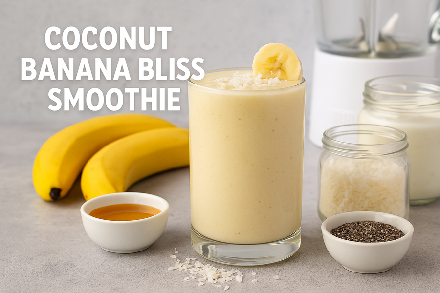 coconut banana bliss smoothie