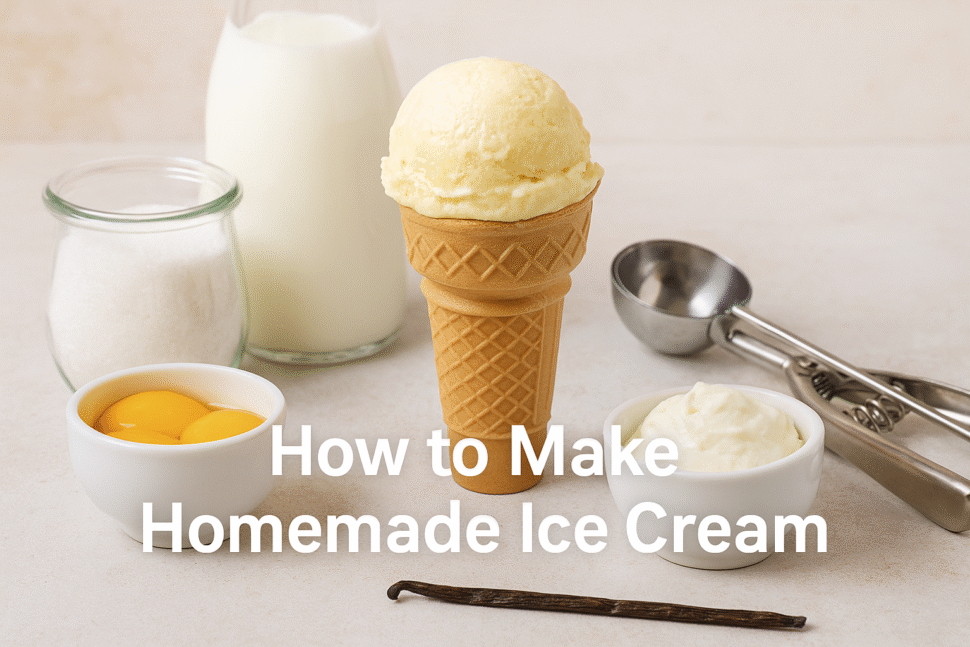 how to make homemade ice cream
