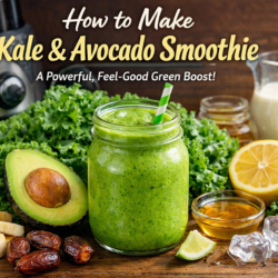 kale and avocado smoothie