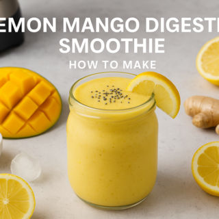 How to Make Lemon Mango Digestion Smoothie For A Powerful, Refreshing Boost🍋🥭 18 lemon mango digestion smoothie