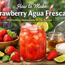 How to make strawberry agua fresca