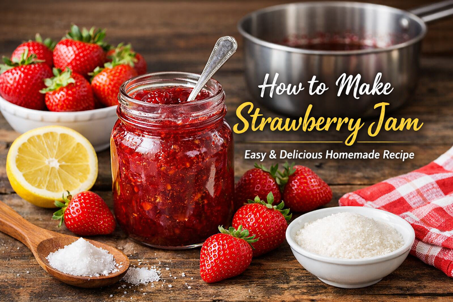 How to make strawberry jam