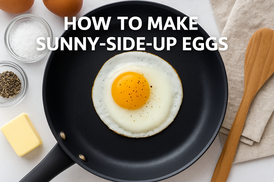 How to make sunny-side-up eggs