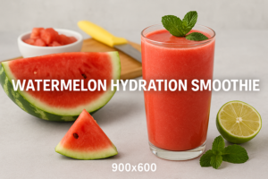 How To Make A Refreshing And Powerful Watermelon Hydration Smoothie🍉