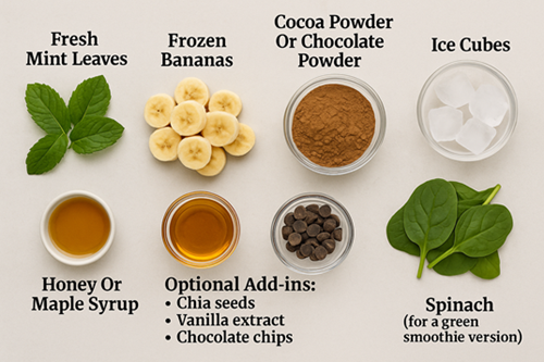 How To Make Mint Chocolate Smoothie For An Absolutely Powerful, Refreshing Treat 🍃🍫 2 healthy chocolate drink