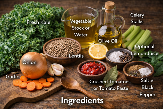 How To Make Kale And Lentil Soup: A Powerful Comforting And Nourishing Recipe🌿⭐ 2 kale and lentil soup recipe