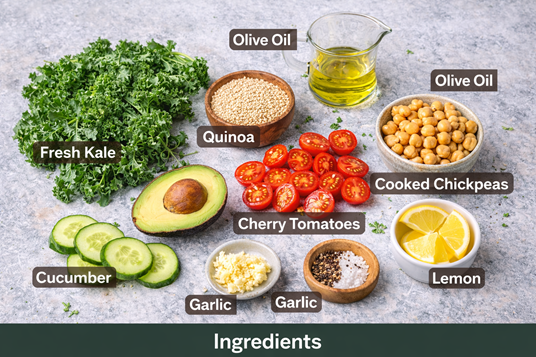 How To Make Delicious Kale And Quinoa Power Bowl – The Ultimate Feel-Good Power Recipe That Fuels Your Day🥗✨ 2 healthy quinoa bowl