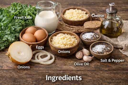 easy kale frittata recipe