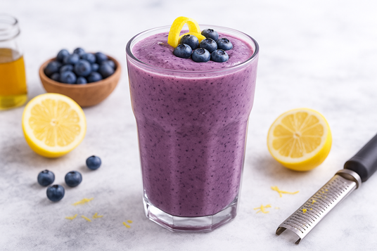 How To Make Lemon Blueberry Zest Smoothie: The Ultimate Refreshing & Powerful Recipe🍋🫐 2 lemon blueberry smoothie