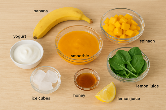 How To Make Mango Peach Glow Smoothie: The Ultimate Energising & Powerful Recipe 🥭🍑✨ 2 Mango Peach Ingredients