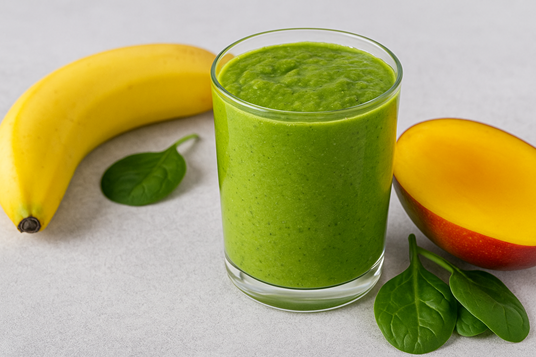 Mango Spinach Morning Smoothie
