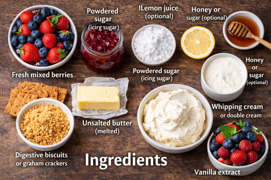 no-bake cheesecake dessert