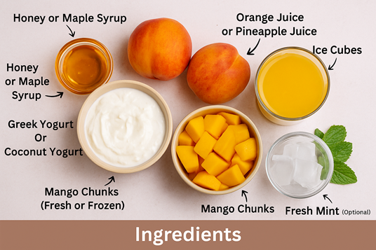 How To Make Peach Mango Refresh Smoothie For A Joyful, Energising Day 🍑🥭 | Ultimate Guide 2 Peach mango smoothie recipe