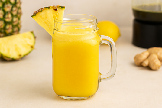 How To Make Pineapple Ginger Booster For A Powerful, Refreshing Wellness Lift🍍✨ 4 Fresh ginger benefits