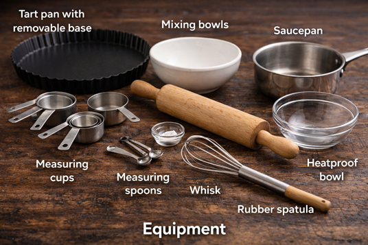 homemade chocolate tart