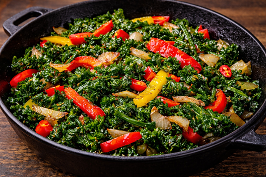 🌶️🥬 How To Make Powerful Spicy Kale Stir-Fry With Peppers (Irresistibly Delicious & Healthy) 4 healthy kale recipes