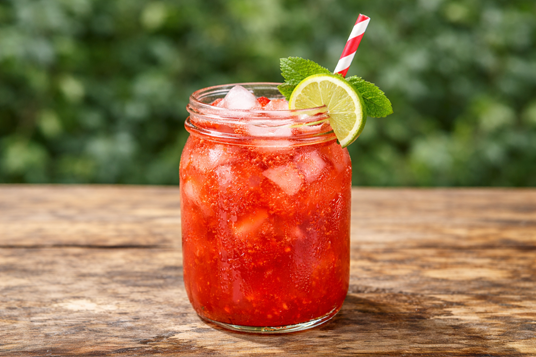 fresh strawberry drink