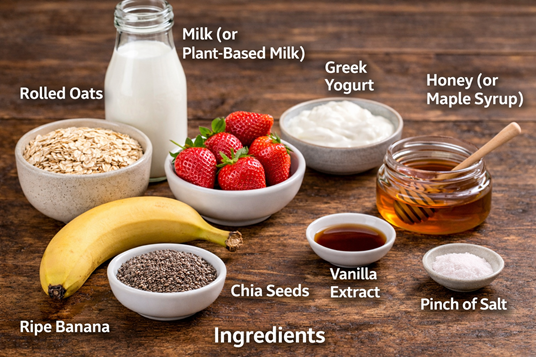 healthy overnight oats