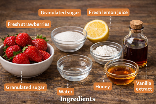 breakfast strawberry topping