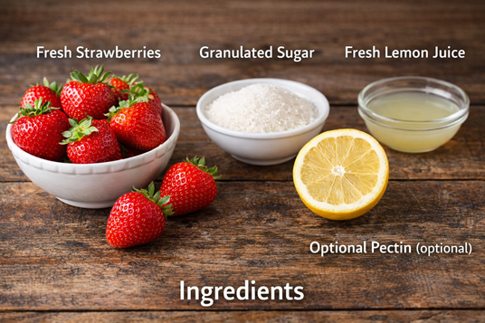 homemade strawberry jam recipe