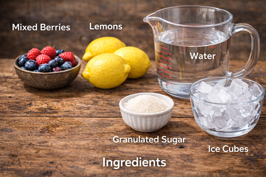 fresh berry lemonade recipe