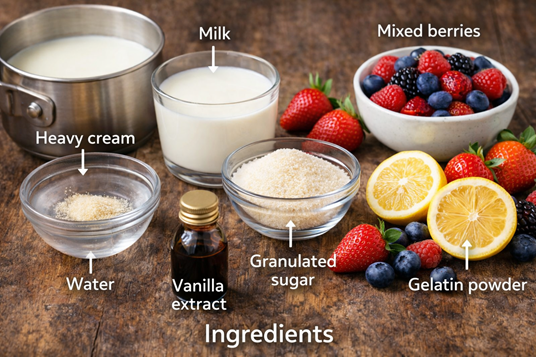 🍓 How To Make Berry Panna Cotta: A Delightful, Ultimate No-Bake Dessert You’ll Love 2 berry panna cotta recipe