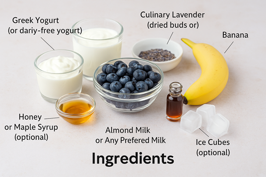 How To Make Blueberry Lavender Smoothie For A Blissful Wellness Boost (Powerful & Uplifting Recipe)🫐✨ 2 blueberry lavender recipe