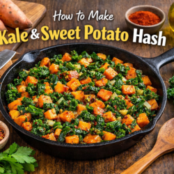 Kale and Sweet Potato Hash