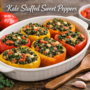 Kale stuffed sweet peppers